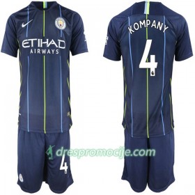 Manchester City Dres Kompany 4 Dječji Gostujući 2018/19 Kratkih Rukava